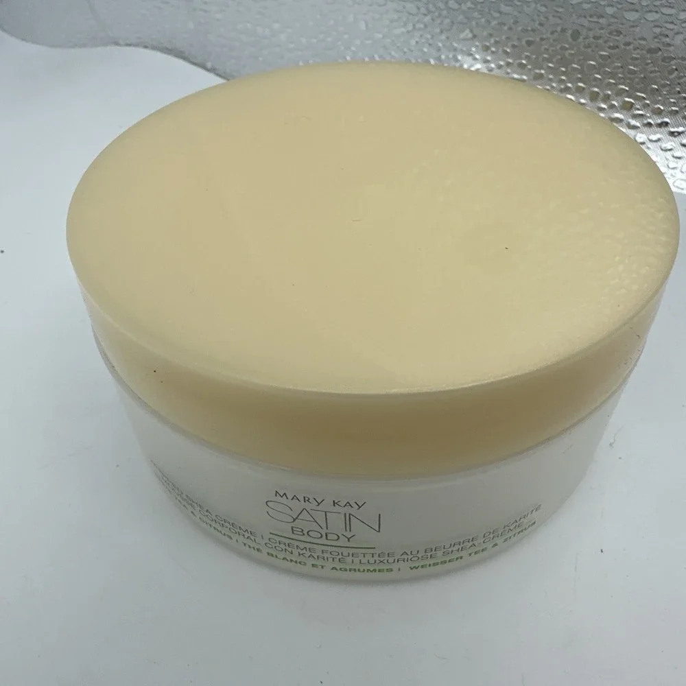 Mary Kay Satin Body Whipped Shea Creme White Tea & Citrus 4 oz 114g New No Box